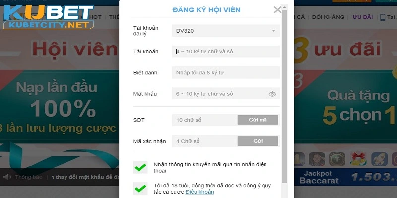 Đăng ký Kubet chơi nổ hũ đổi đời